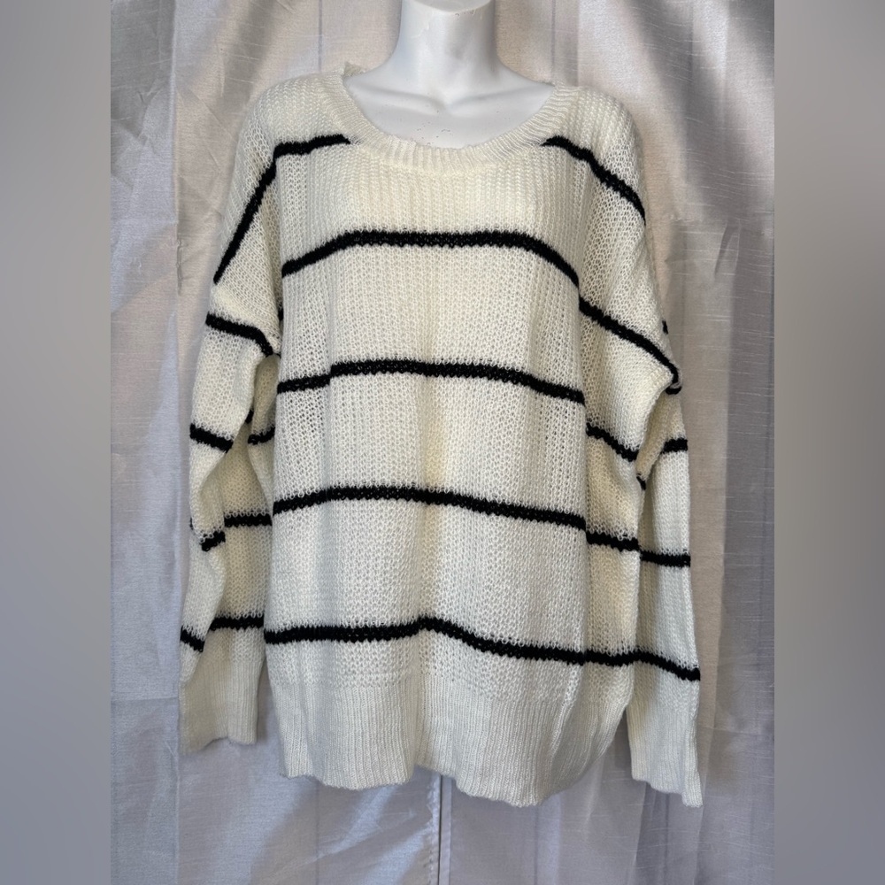 Striped Black and White Sweater